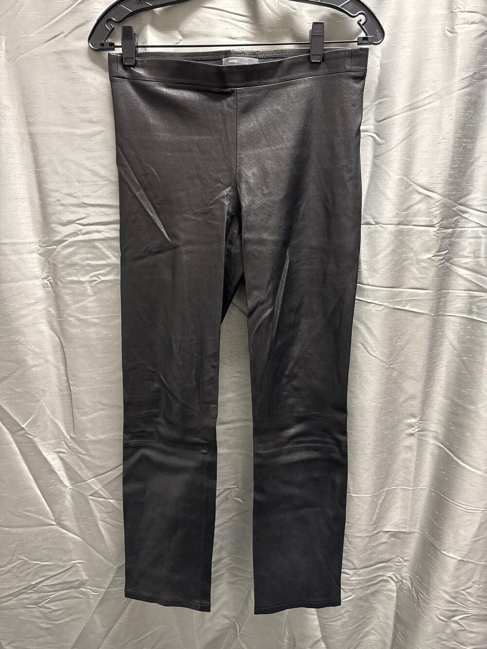 Vince Black Leather Pants Size Medium